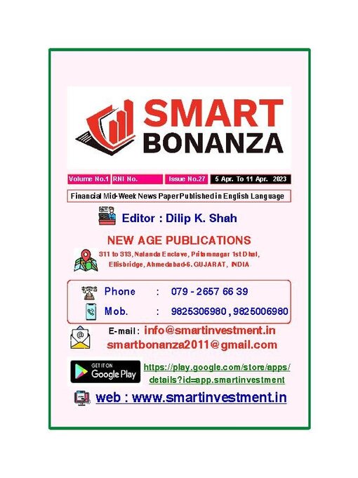 Title details for Smart Bonanza Financial Weekly English by New Age Publications Pvt. Limited - Available